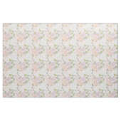 Pastel Peony & Butterfly Flower Pattern Stof (Fat Quarter)