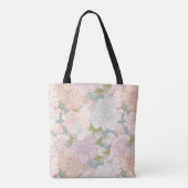 Pastel Peony & Butterfly Flower Pattern Tote Bag (Achterkant)