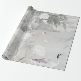 Pastel Peony Chinoiserie Cadeaupapier