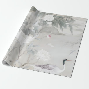 Pastel Peony Chinoiserie Cadeaupapier