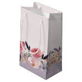 Pastel Peony Klein Cadeauzakje (Achterkant Gekanteld)