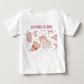 Pastel peperkoek Winter ONEderland 1e verjaardag (Voorkant)