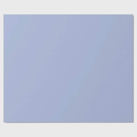 Pastel Periwinkle Blue Cadeaupapier (Vlak)