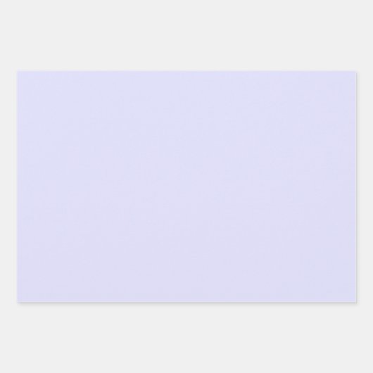 Pastel Periwinkle Paars Inpakpapier Vel (Voorkant)