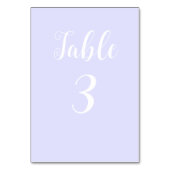 Pastel Periwinkle Paars Kaart (Voorkant)