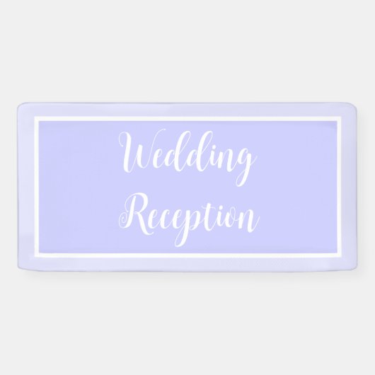 Pastel Periwinkle Paars Spandoek (Horizontaal)