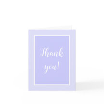 Pastel Periwinkle Paarse bedankjes