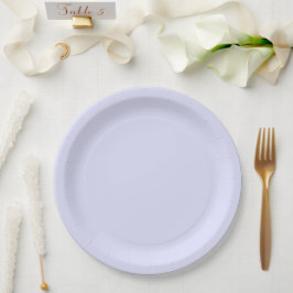 Pastel Periwinkle Paarse bruiloft Papieren Bordje