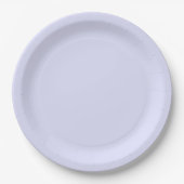 Pastel Periwinkle Paarse bruiloft Papieren Bordje (Voorkant)