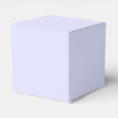 Pastel Periwinkle Paarse Hart Favor Box Bedankdoosjes (Achterkant)
