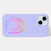 Pastel Periwinkle Rainbow Case-Mate iPhone Case (Achterkant (horizontaal))