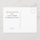 Pastel Periwinkle Save the Date Briefkaart (Achterkant)