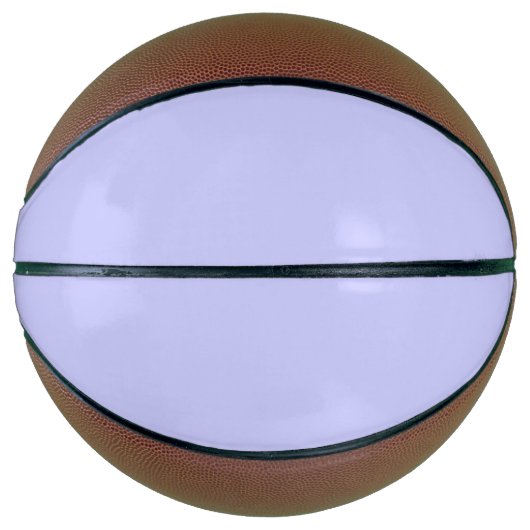 Pastel Periwinkle Solid Color | Klassiek | Elegant Basketbal (Voorkant)