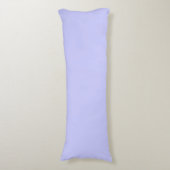Pastel Periwinkle Solid Color | Klassiek | Elegant Lichaamskussen (Voorkant Verticaal)