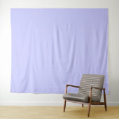 Pastel Periwinkle Solid Color | Klassiek | Elegant Wandkleed (In Situ (horizontaal))