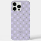 Pastel Periwinkle Stippenpatroon Aangepaste naam I Case-Mate iPhone Case (Achterkant)