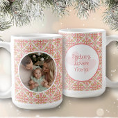 Pastel Personalized Photo Mug With Message Koffiemok
