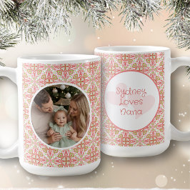 Pastel Personalized Photo Mug With Message Koffiemok