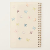 Pastel Persoonlijke Vlinder Affirmatie Planner (Achterkant)