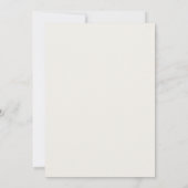 Pastel Perzik Bloemen Bruiloft Uitnodiging (Achterkant)