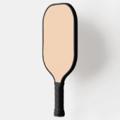 Pastel Perzik Effen Kleur | Klassiek | Elegant Pickleball Paddle (Links)