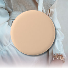 Pastel Perzik Effen Kleur | Klassiek | Elegant Ronde Button 5,7 Cm