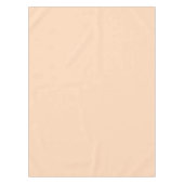 Pastel Perzik Effen Kleur | Klassiek Elegant Tafelkleed (Voorkant)