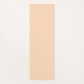 Pastel Perzik Effen Kleur | Klassiek | Elegant Yogamat (Voorkant)