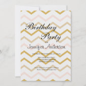 Pastel Perzik en Gouden Zig Zag (Voorkant)