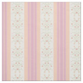Pastel Perzik en Roze Streep Stof (Swatch)