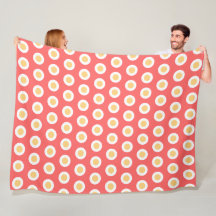 Pastel Perzik Geometrisch Witte Stippen