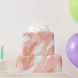 Pastel Perzik Roze Zachte Blend Abstract Patroon Cadeaupapier