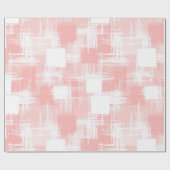 Pastel Perzik Roze Zachte Blend Abstract Patroon Cadeaupapier (Vlak)