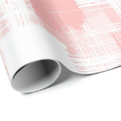 Pastel Perzik Roze Zachte Blend Abstract Patroon Cadeaupapier (Rol Hoek)