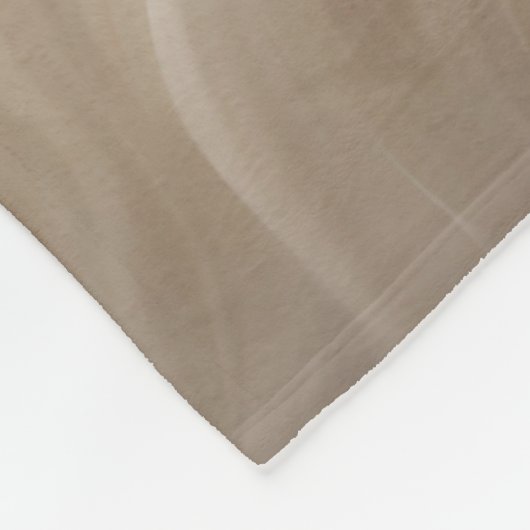 Pastel Perzische Kat Portret Fleece Deken (Hoek)