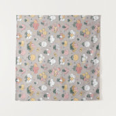 "Pastel Petal Parade" Wandkleed (Voorkant (horizontaal))