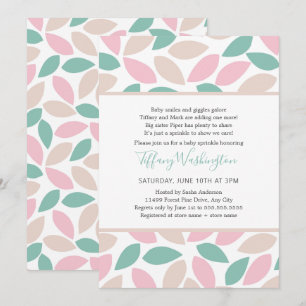 Pastel Petals gedicht baby sprinkhaan Kaart