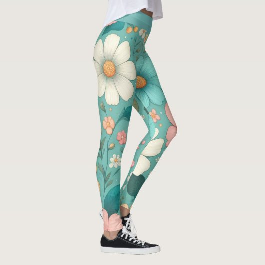 Pastel Petals Leggings (Rechts)