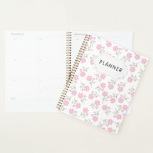 Pastel Petals Planner - Minimaal & Elegant Ontwerp