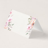  Pastel Petals Tabelnummers Kaart (Achterkant)