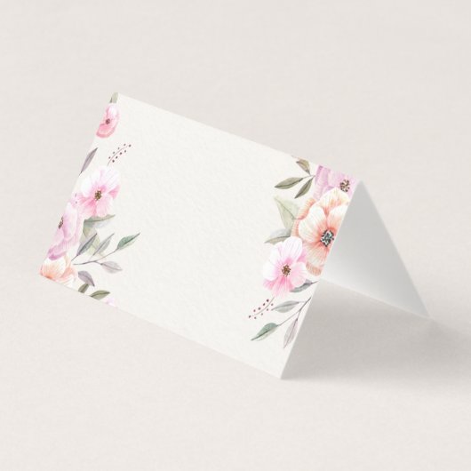  Pastel Petals Tabelnummers Kaart (Achterkant)