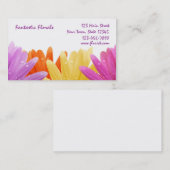 Pastel Petals, water druppelt Visitekaartje (Voorkant / Achterkant)