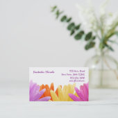 Pastel Petals, water druppelt Visitekaartje (Staand voorkant)