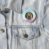 Pastel Photo Life Celebration Ronde Button 5,7 Cm (In situ)