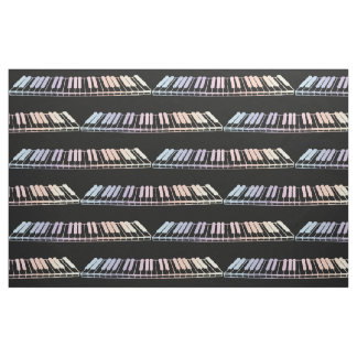 Pastel Piano Keys Stof