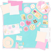 Pastel Picnic Aesthetic Cozy Cute Sweatshirt