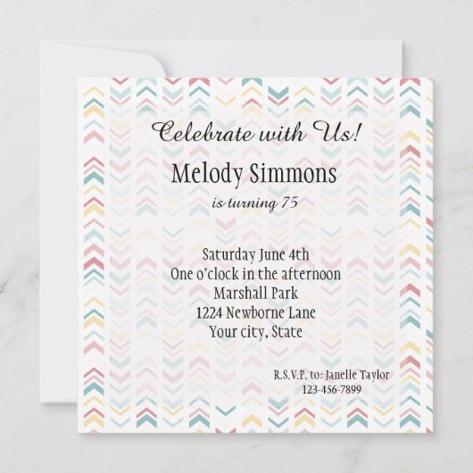 Pastel Pijlen Kaart (Achterkant)