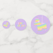 Pastel Piñata Verjaardag Tafelconfetti Confetti (Voorkanten)