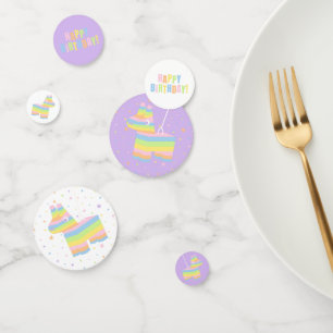Pastel Piñata Verjaardag Tafelconfetti Confetti
