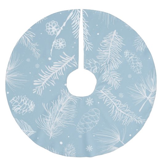 Pastel Pine Pattern Kerstboom Rok (Voorkant)